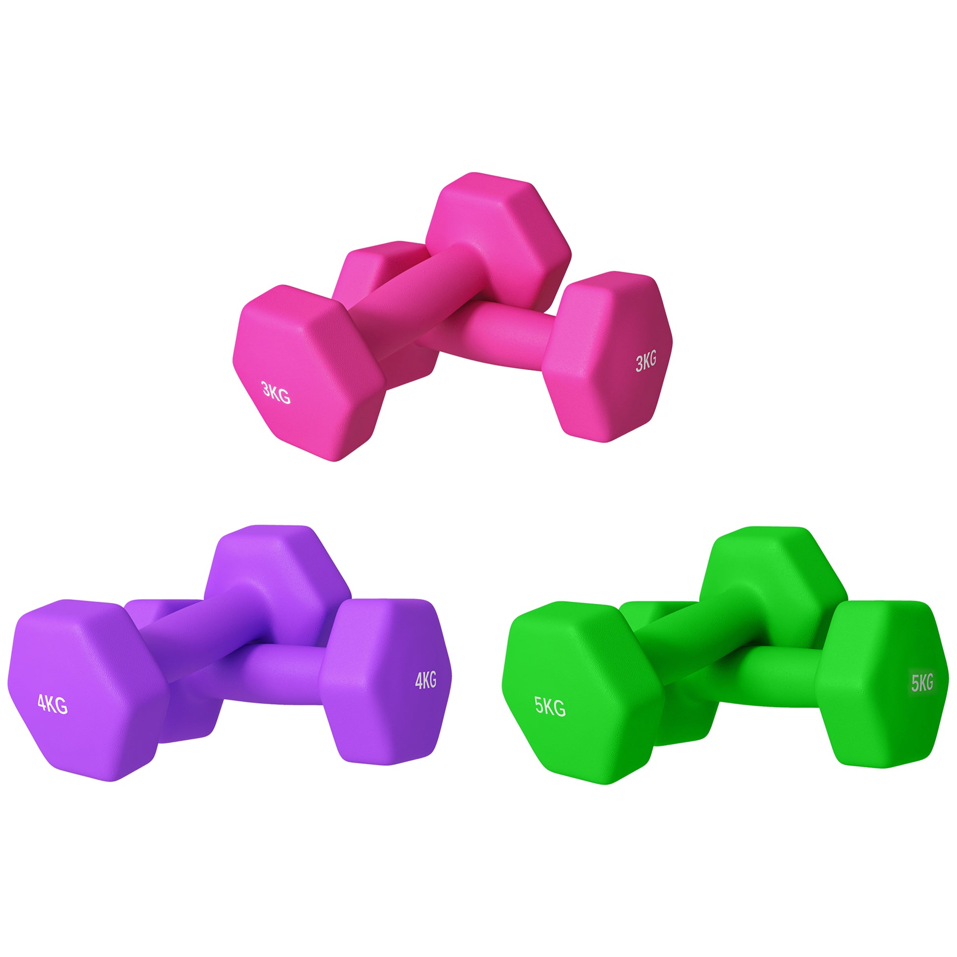 Dumbbells, Hexagonal Weights Pair