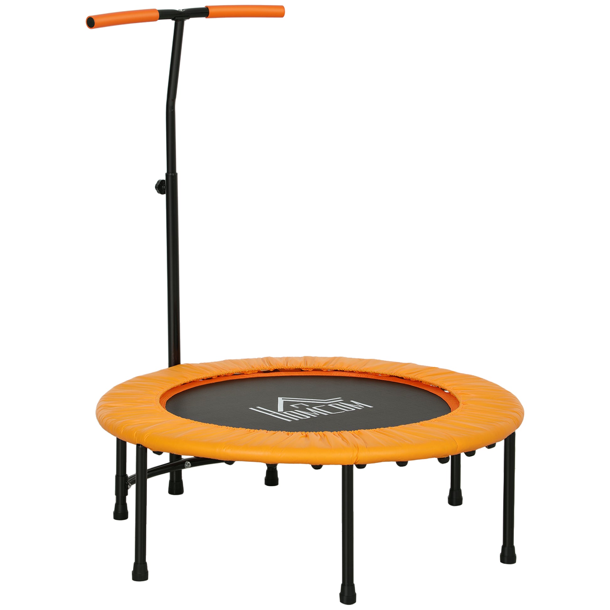 40" Trampoline Rebounder Workout Adjustable Handle Adult Jumper Fitness