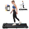 Walking Pad Treadmill under Desk 3In1 Home Gym Capacity 2.75HP Portable Magnetic Remote Control LED Display Non-Assembly